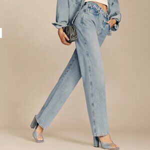 NWOT Size 28 Reformation Val 90's Mid Rise Straight Jeans